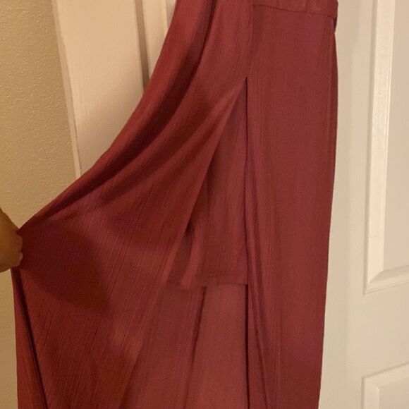 Caroline Washed Magenta Midi Dress S - Picture 6 of 6